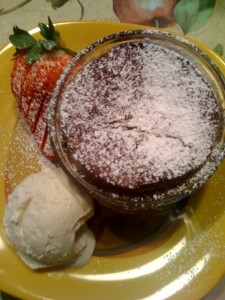 chocolate souffle