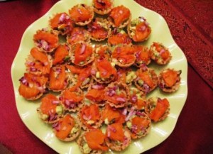 smoked salmon bites