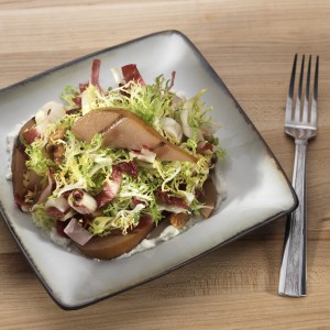 Pickled and Grilled Pears Salad