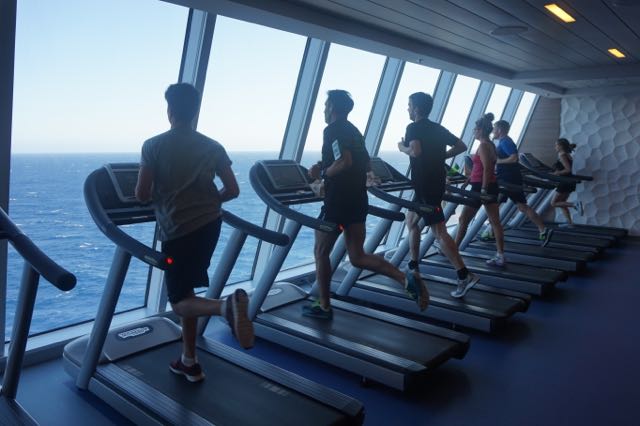 gym at anthem of the seas
